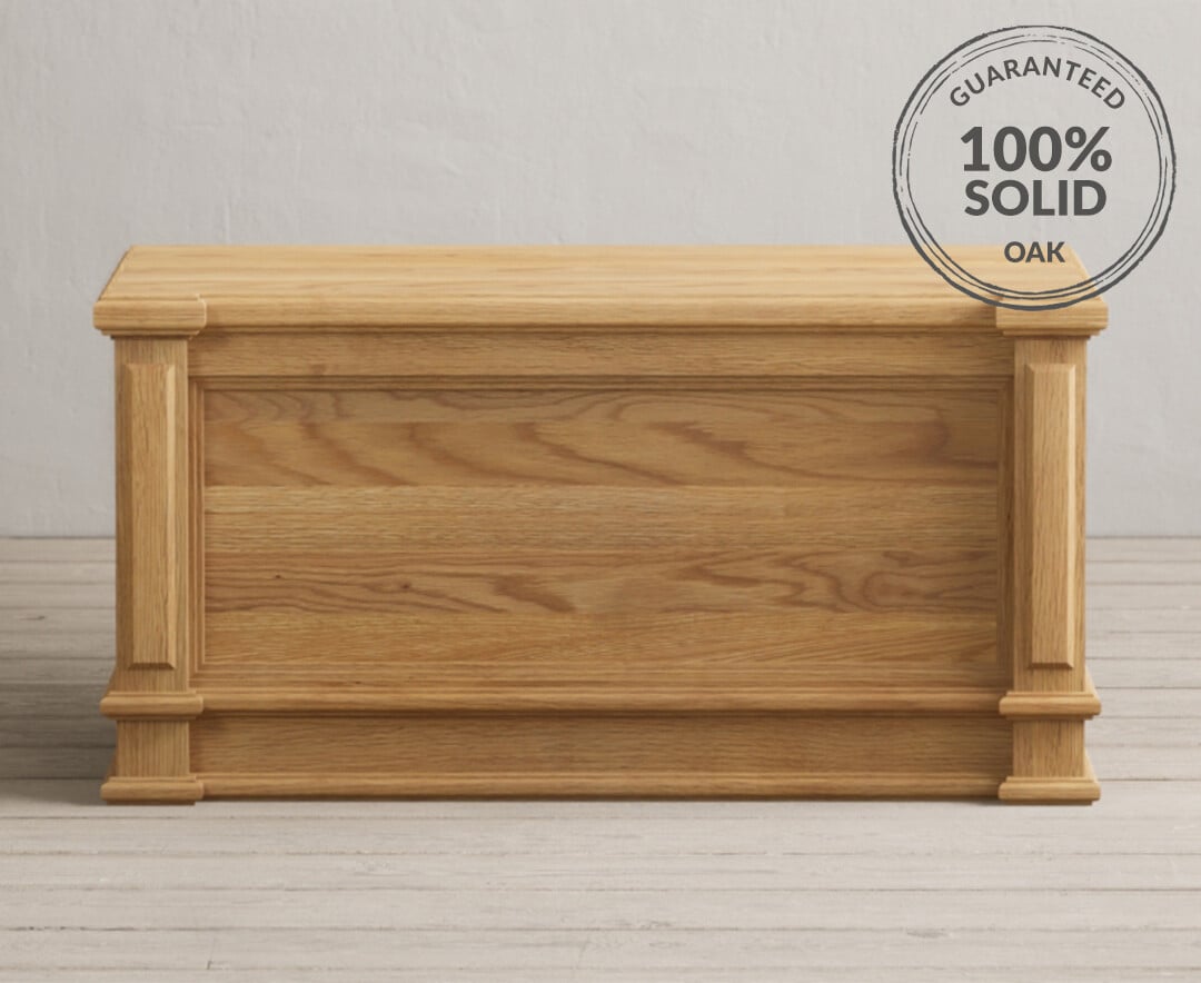 Lawson Solid Oak Blanket Box Oak Furniture Superstore