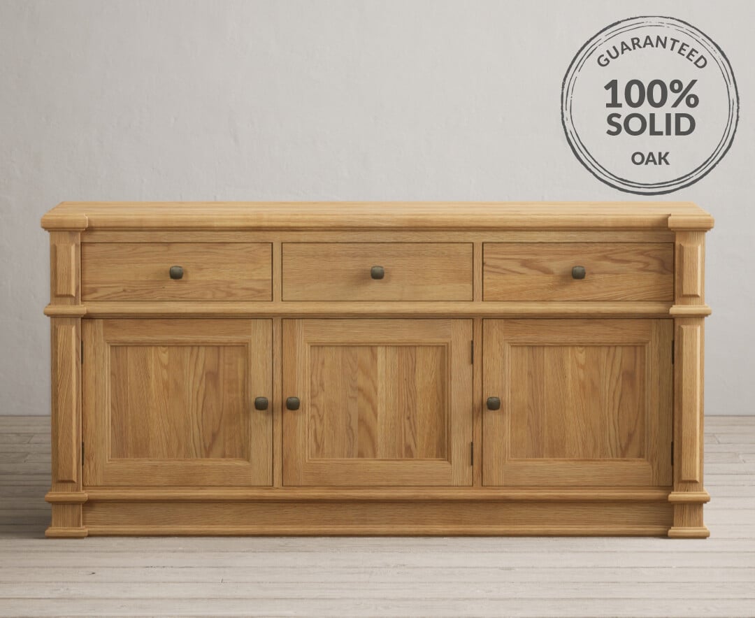 Large solid wood sideboard sale