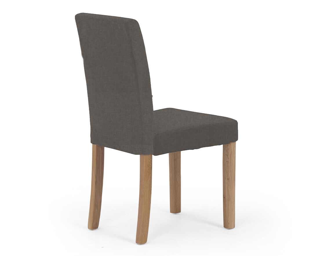 Photo 4 of Lila charcoal fabric dining chairs
