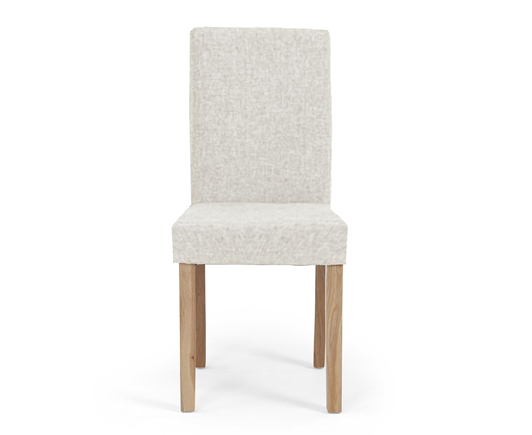 Photo 1 of Lila natural fabric dining chairs