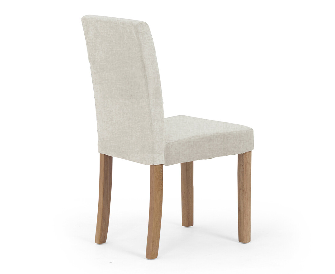 Photo 4 of Lila natural fabric dining chairs