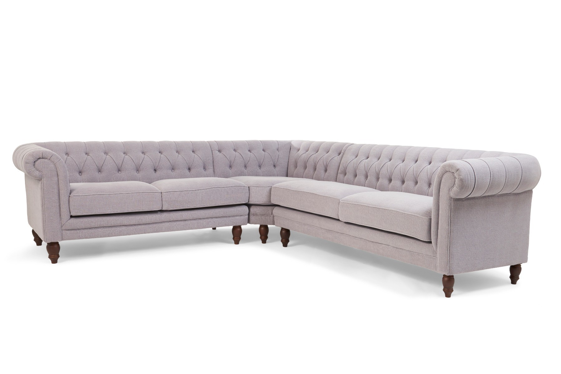 Photo 3 of Bromley medium grey linen sofa