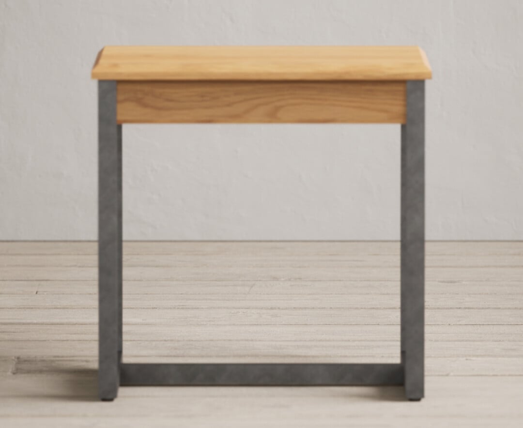 Loft Solid Oak Dressing Table Stool