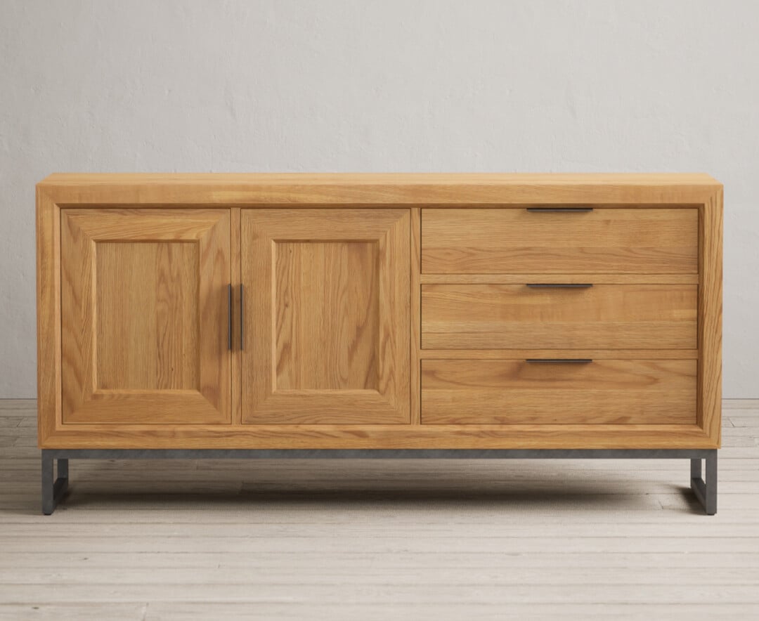 Loft Solid Oak Extra Large Sideboard