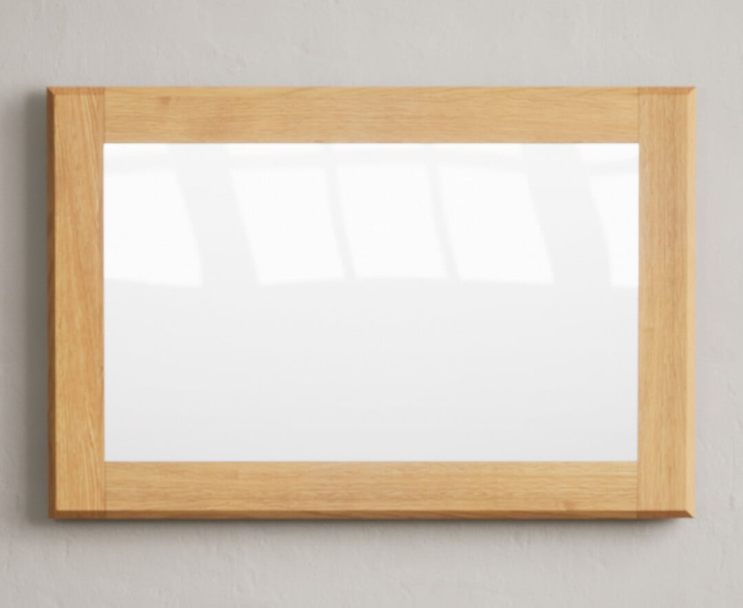 Loft Solid Oak Wall Mirror
