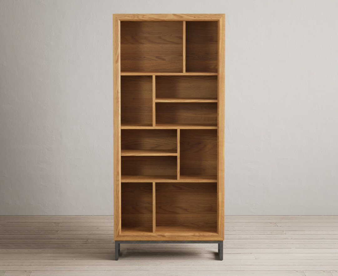 Loft Solid Oak Tall Bookcase