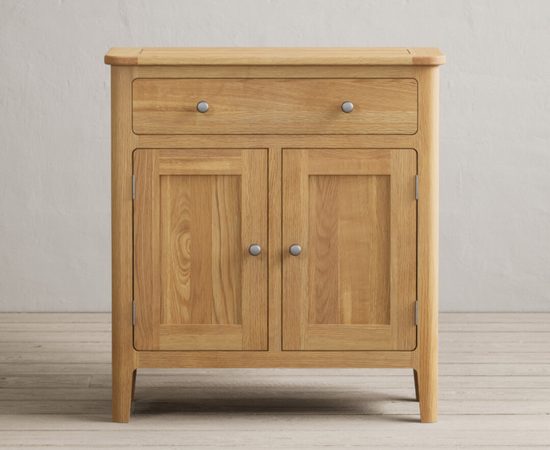 Product photograph of Loxton Solid Oak Hallway Sideboard from Oak Furniture Superstore