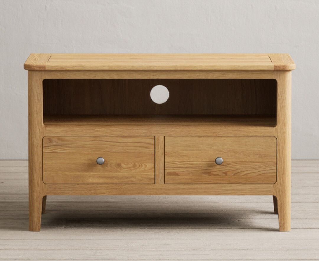 Loxton Solid Oak Small Tv Cabinet