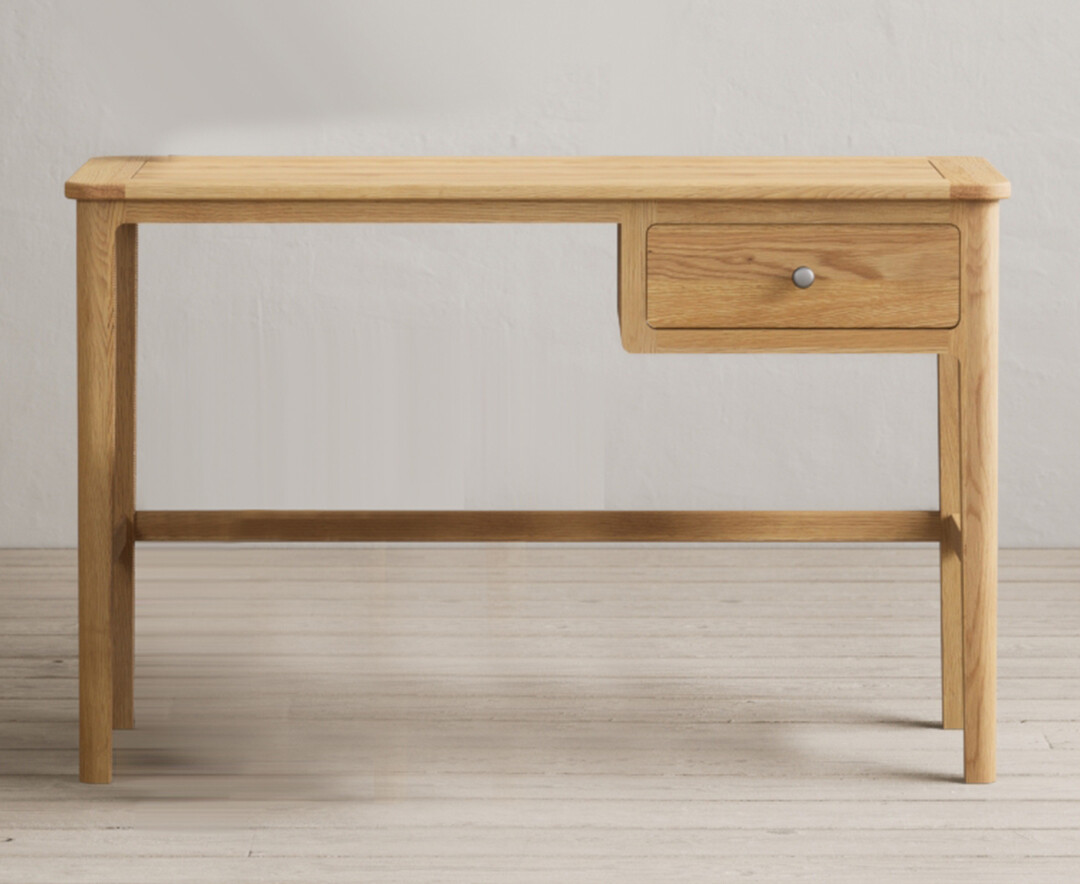 Product photograph of Loxton Solid Oak Dressing Table from Oak Furniture Superstore
