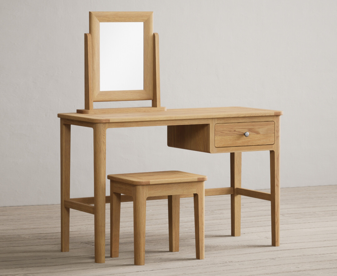 Photo 1 of Loxton solid oak dressing table set