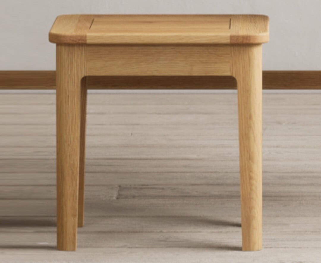 Loxton Solid Oak Dressing Table Stool