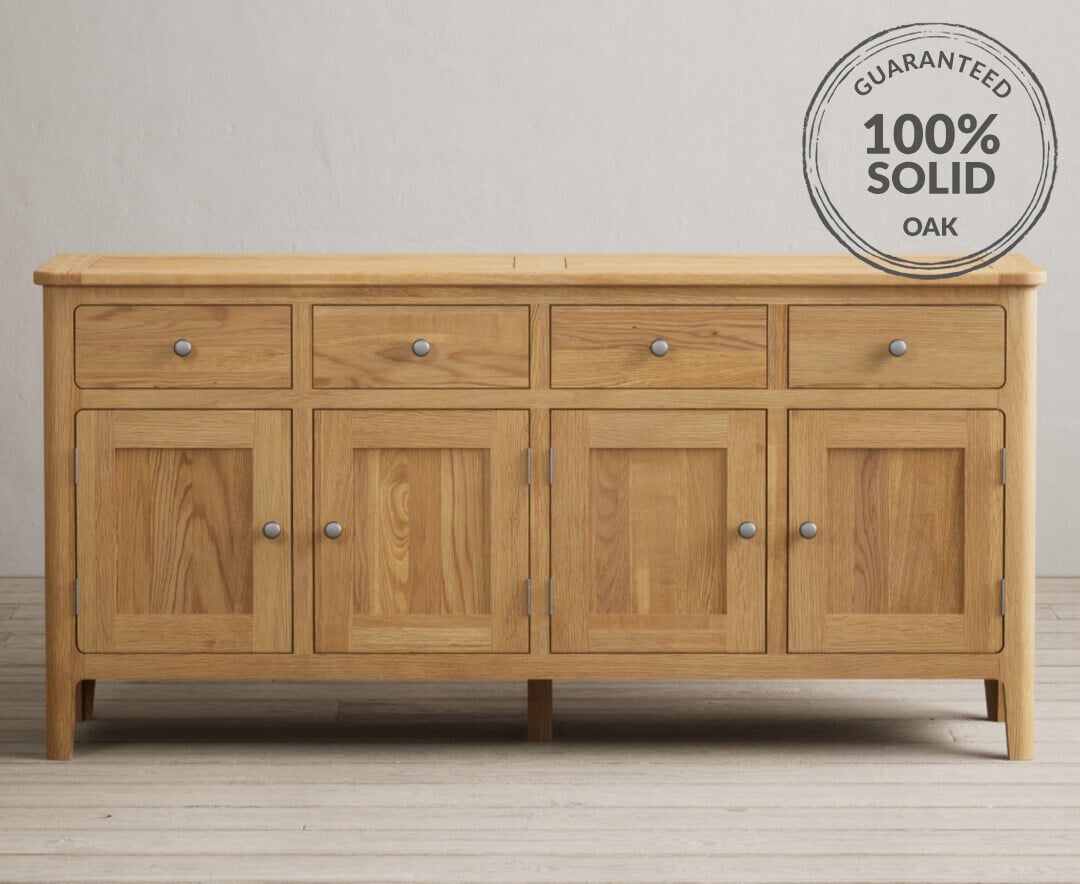 Extra wide sales oak sideboard