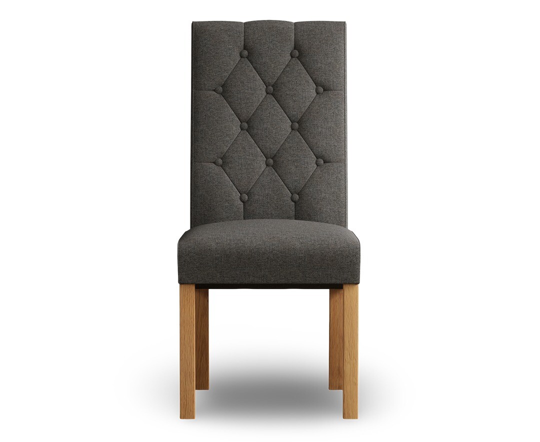 Product photograph of Grey Maya Chairs from Oak Furniture Superstore