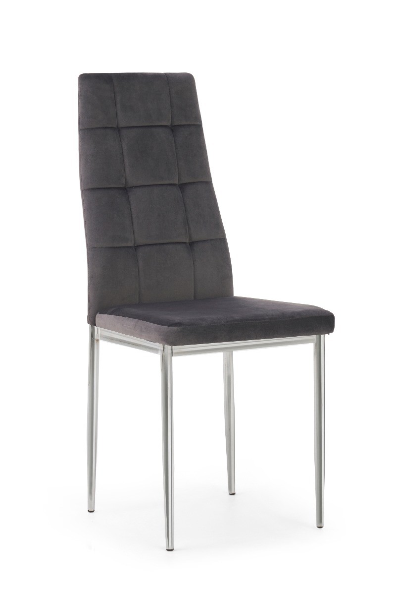 Photo 1 of Angelo grey velvet dining chairs