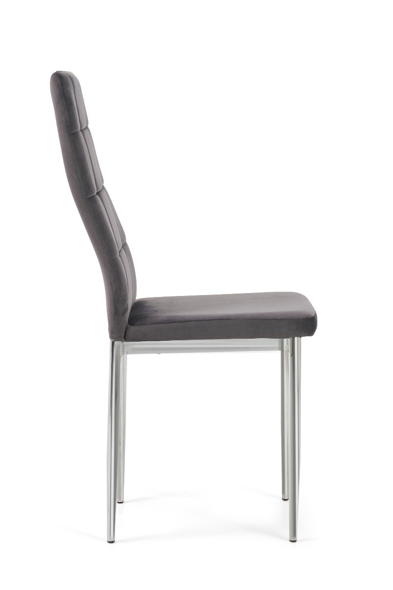 Photo 2 of Angelo grey velvet dining chairs
