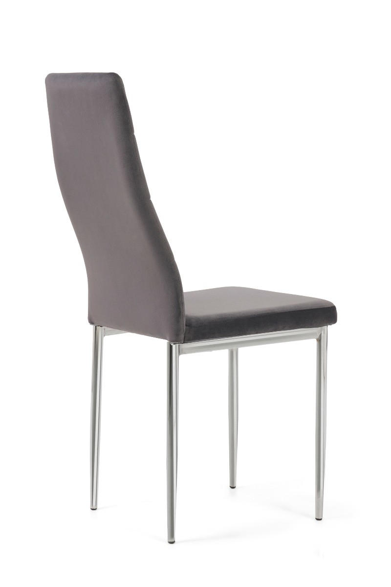 Photo 3 of Angelo grey velvet dining chairs