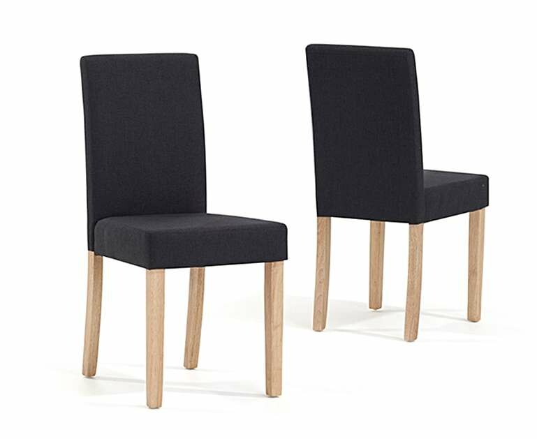 Lila Grey Fabric Dining Chairs