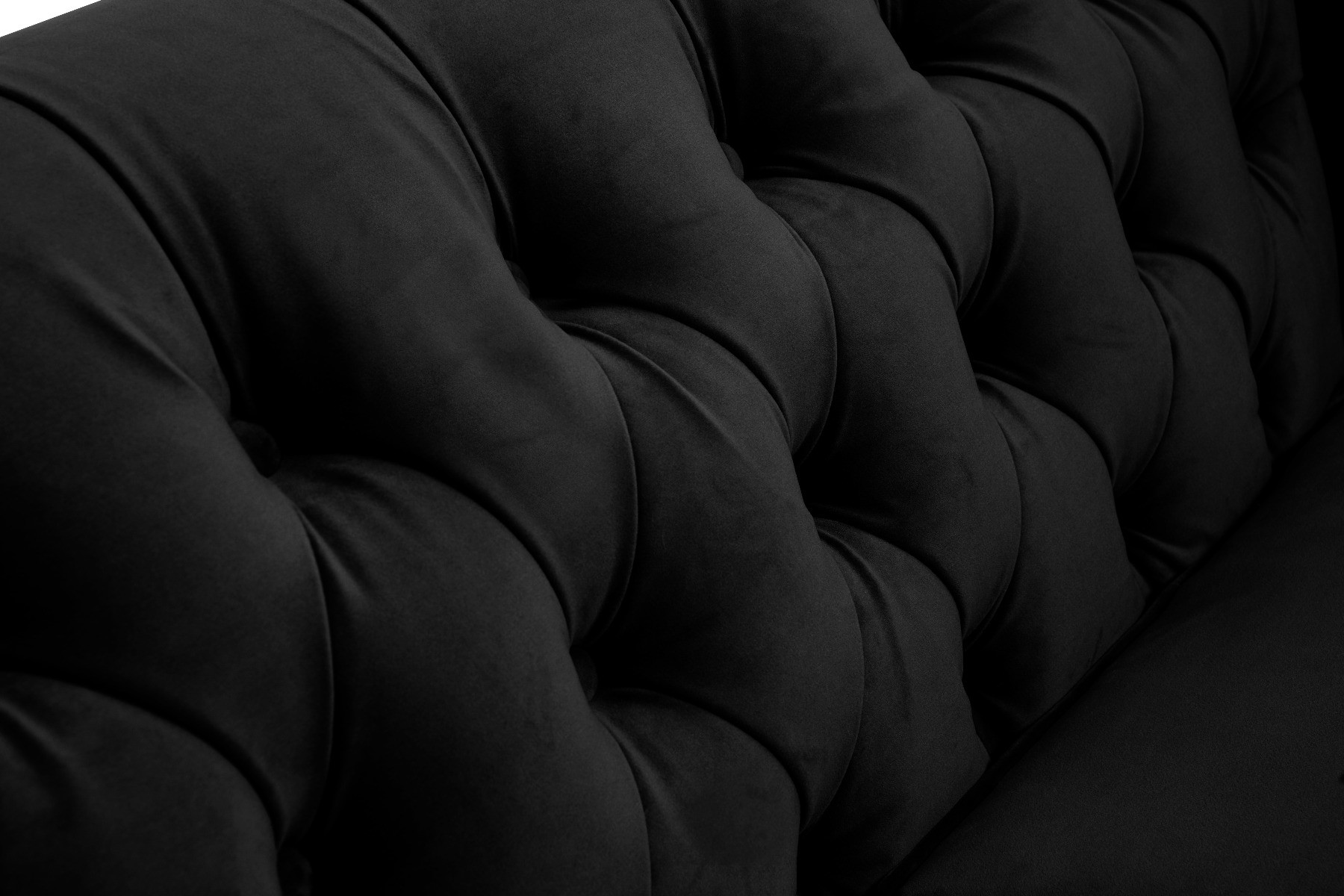 Photo 2 of Westminster chesterfield black velvet 2 seater sofa