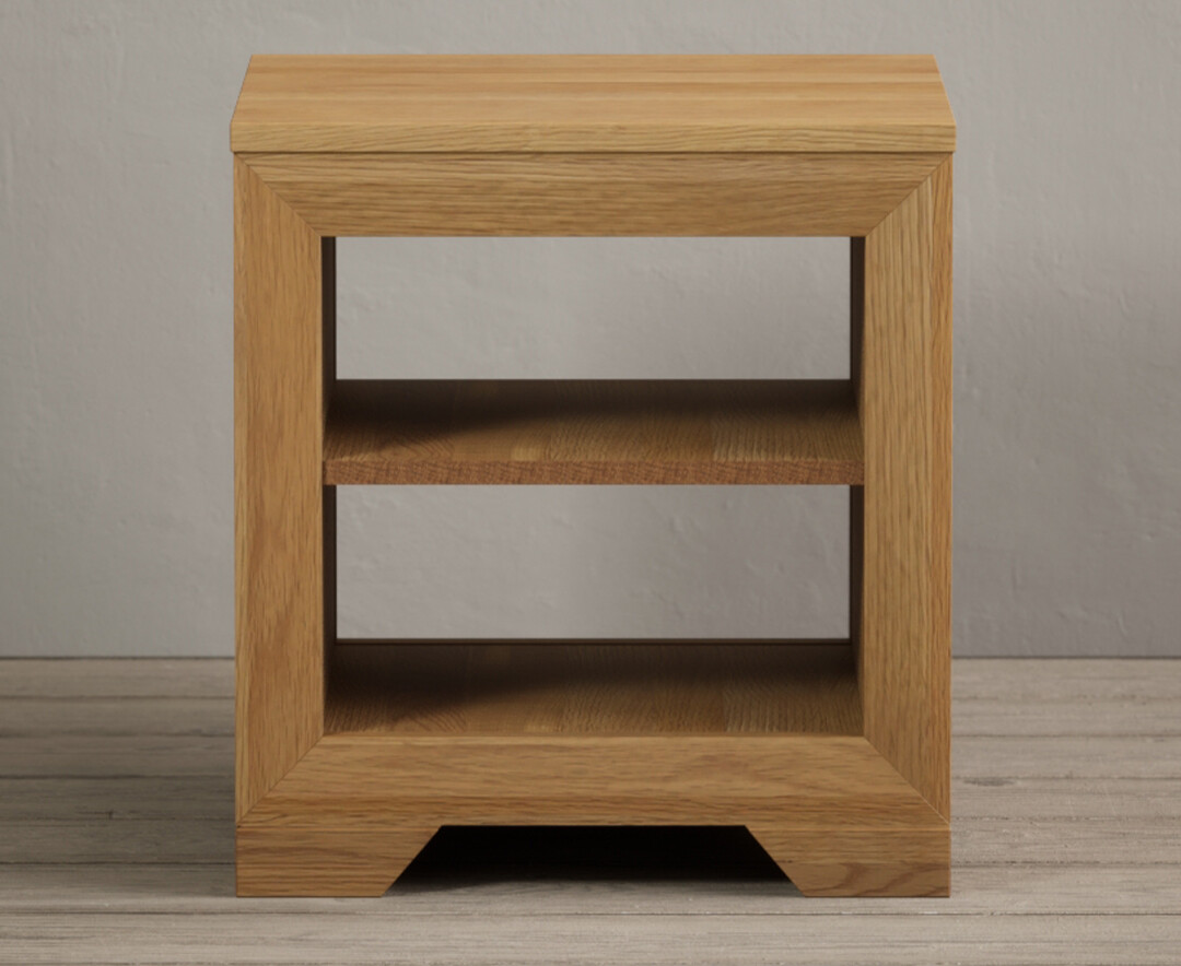 Mitre Solid Oak Lamp Table