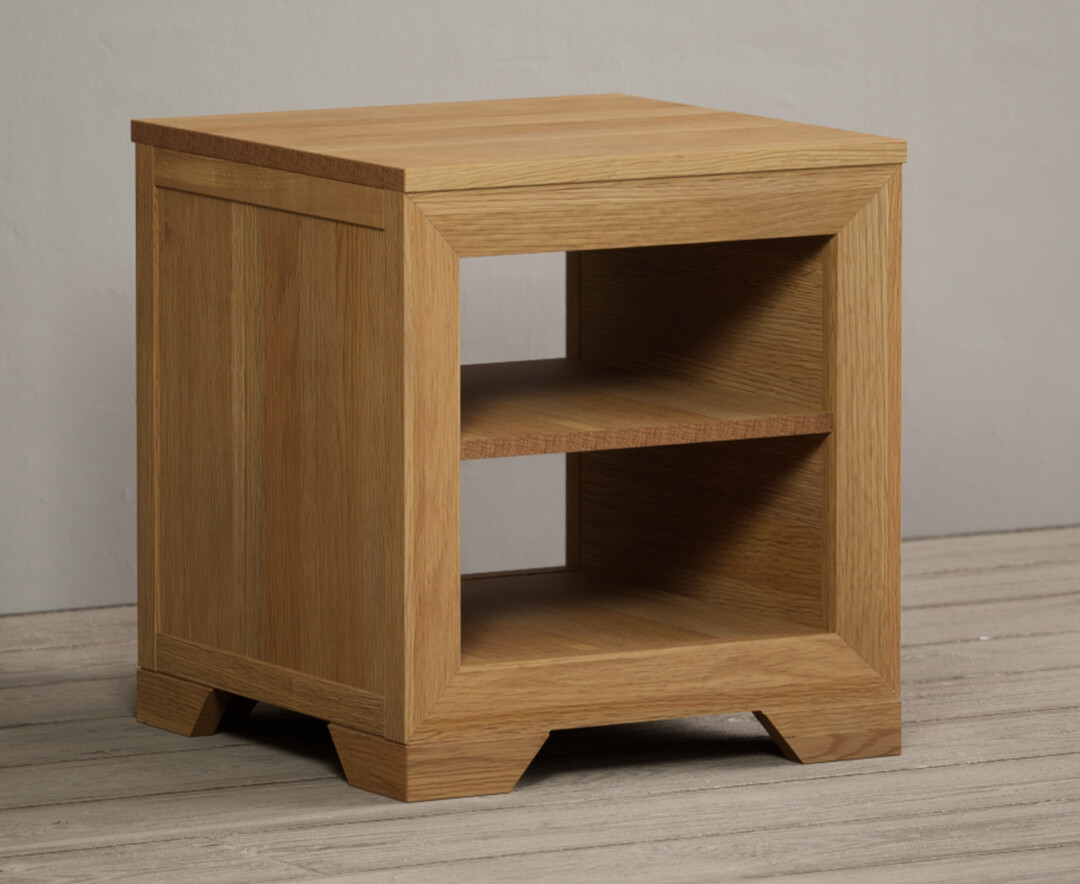 Photo 1 of Mitre solid oak lamp table