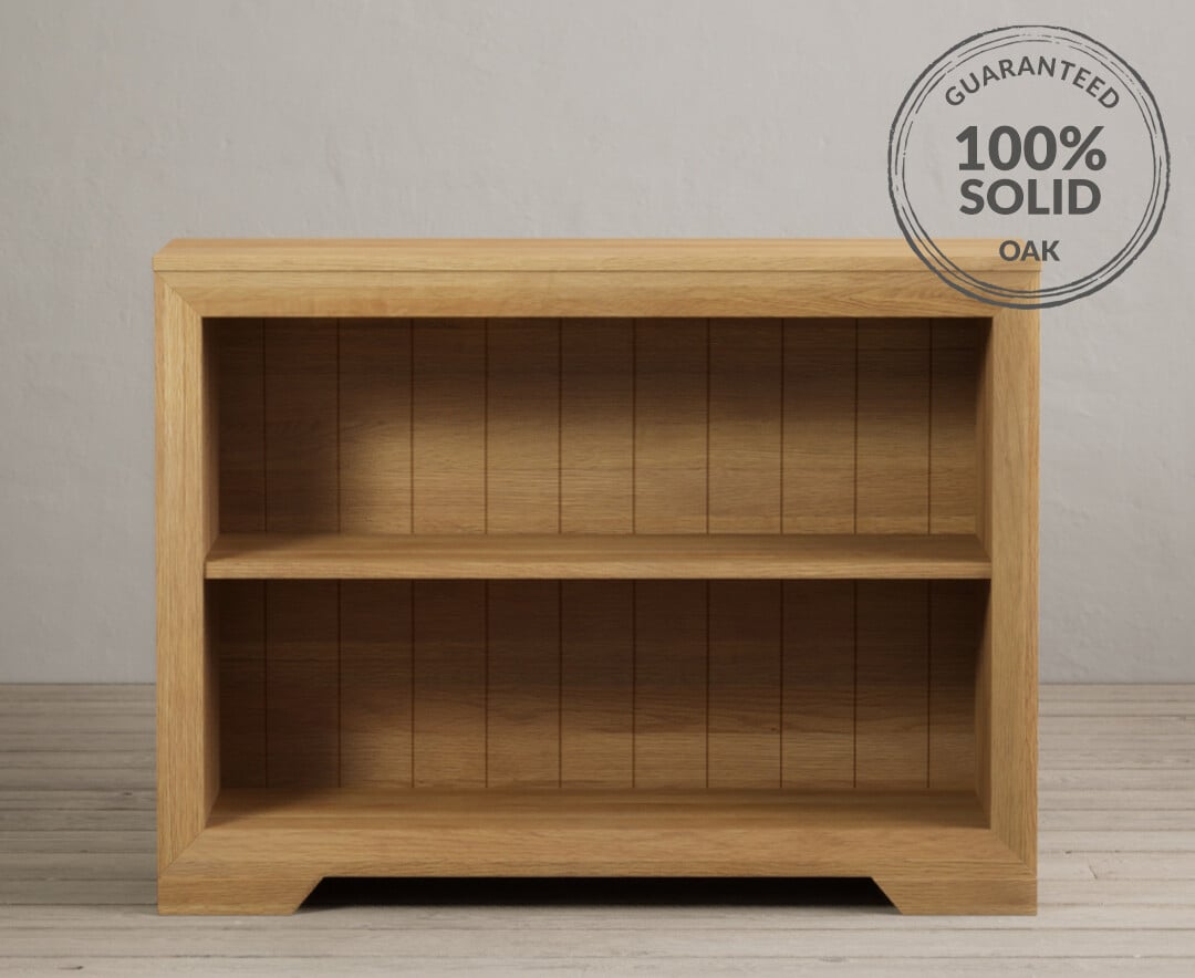 Small store oak bookcase