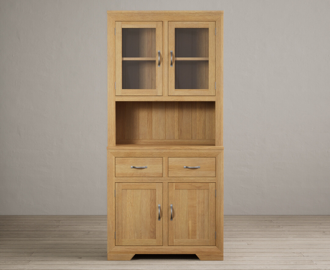 Product photograph of Mitre Solid Oak Small Dresser from Oak Furniture Superstore