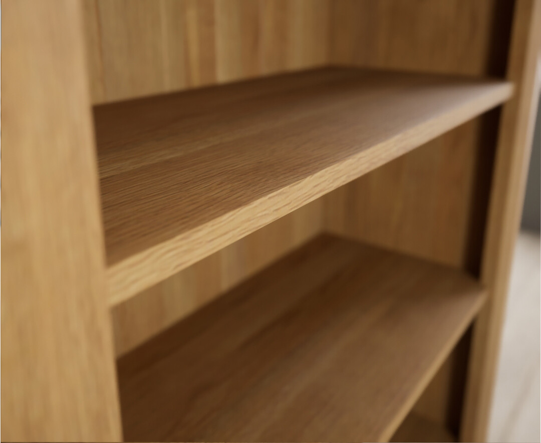 Photo 3 of Tilt solid oak tall bookcase