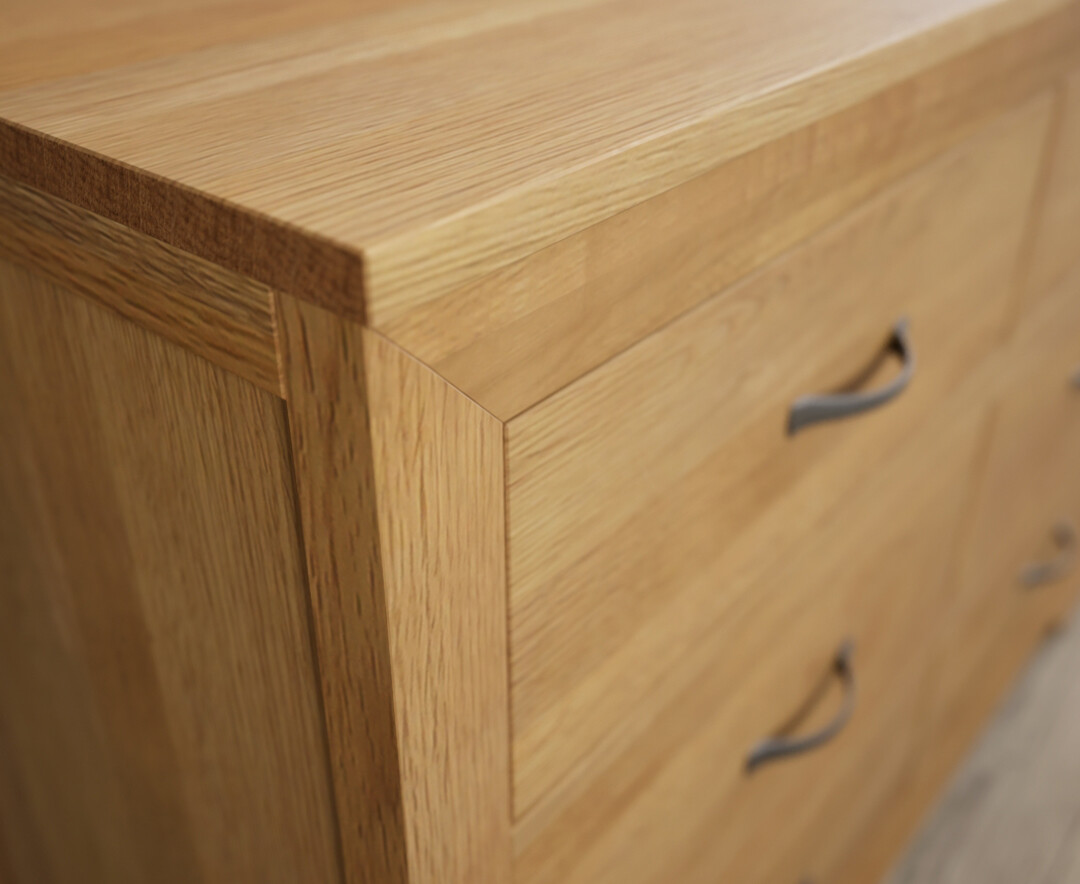 Photo 3 of Tilt solid oak wide chest of drawers