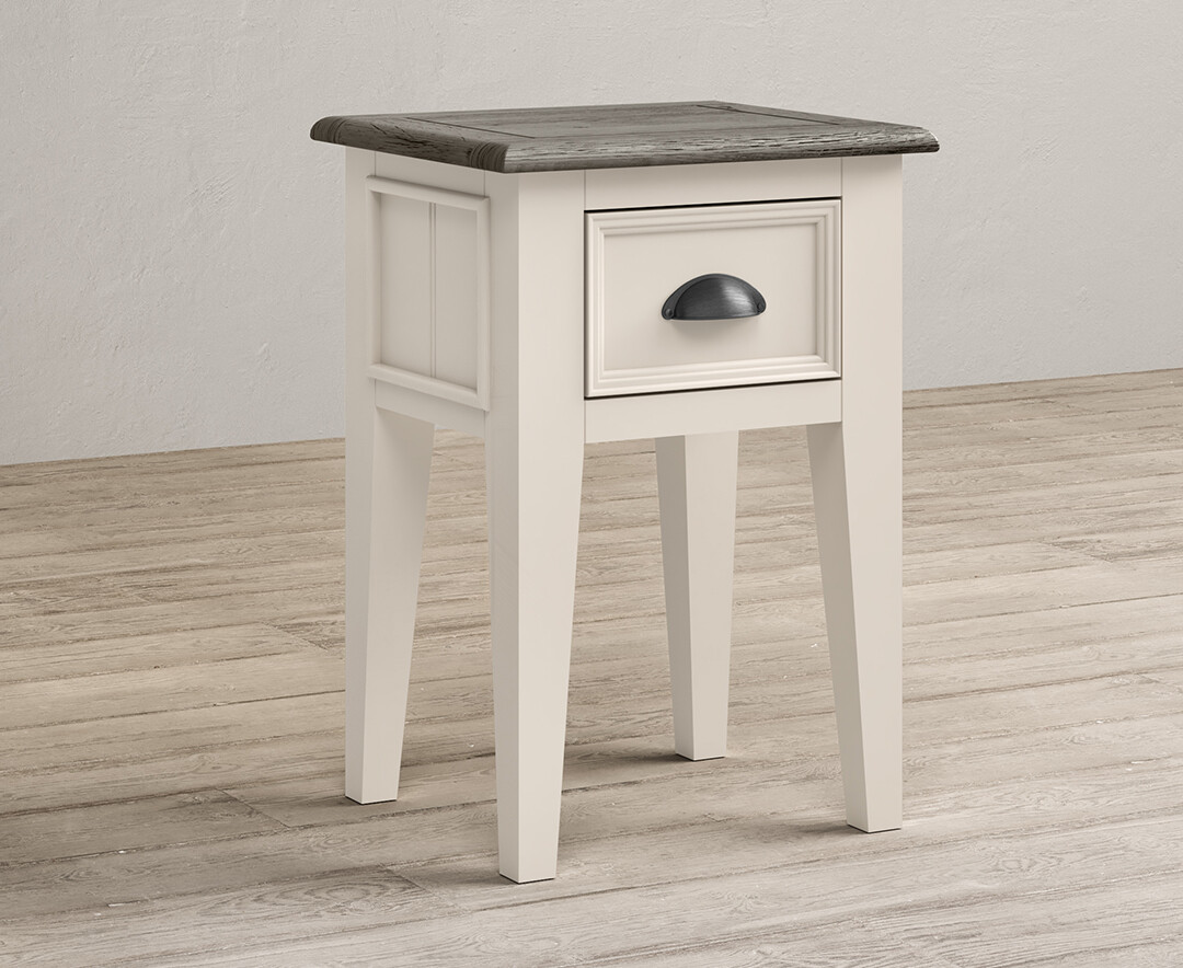 Photo 1 of Dartmouth oak and soft white painted bedside table