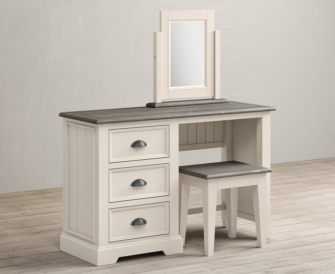 Photo 1 of Dartmouth oak and soft white painted dressing table set