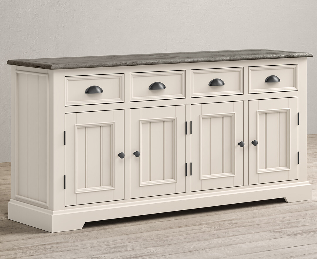 Photo 1 of Dartmouth oak and soft white painted extra large sideboard