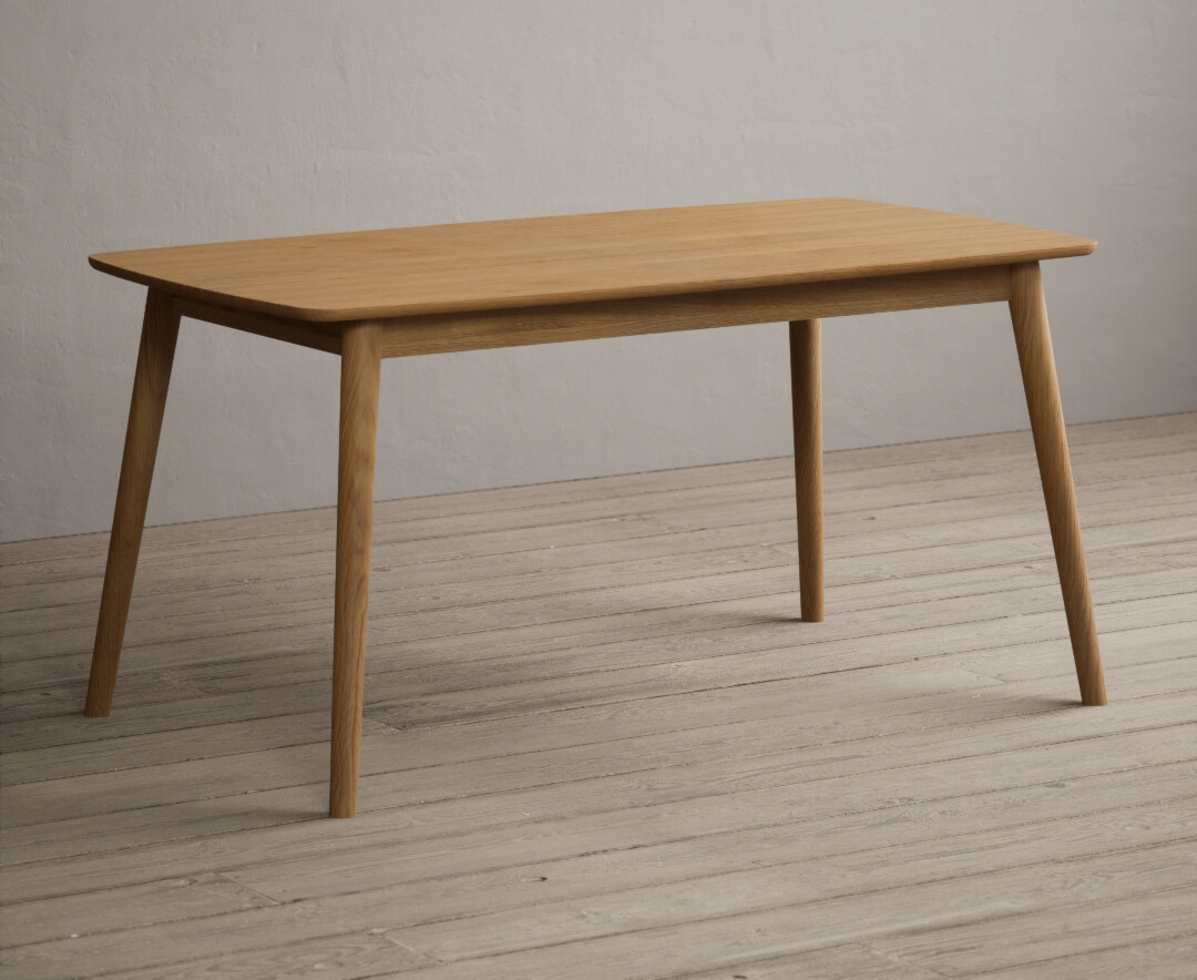 Photo 1 of Nordic 150cm solid oak dining table