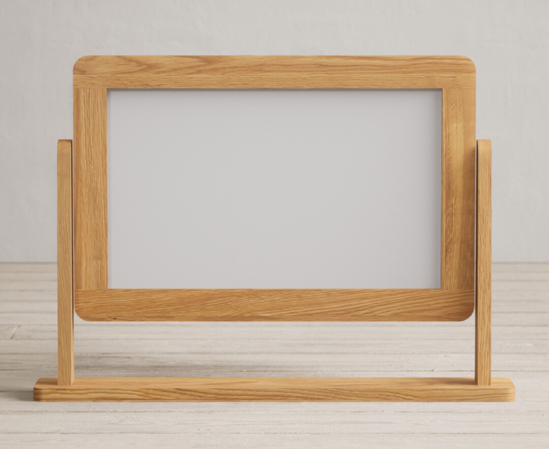 Product photograph of Oak Rattan Dressing Table Mirror from Oak Furniture Superstore