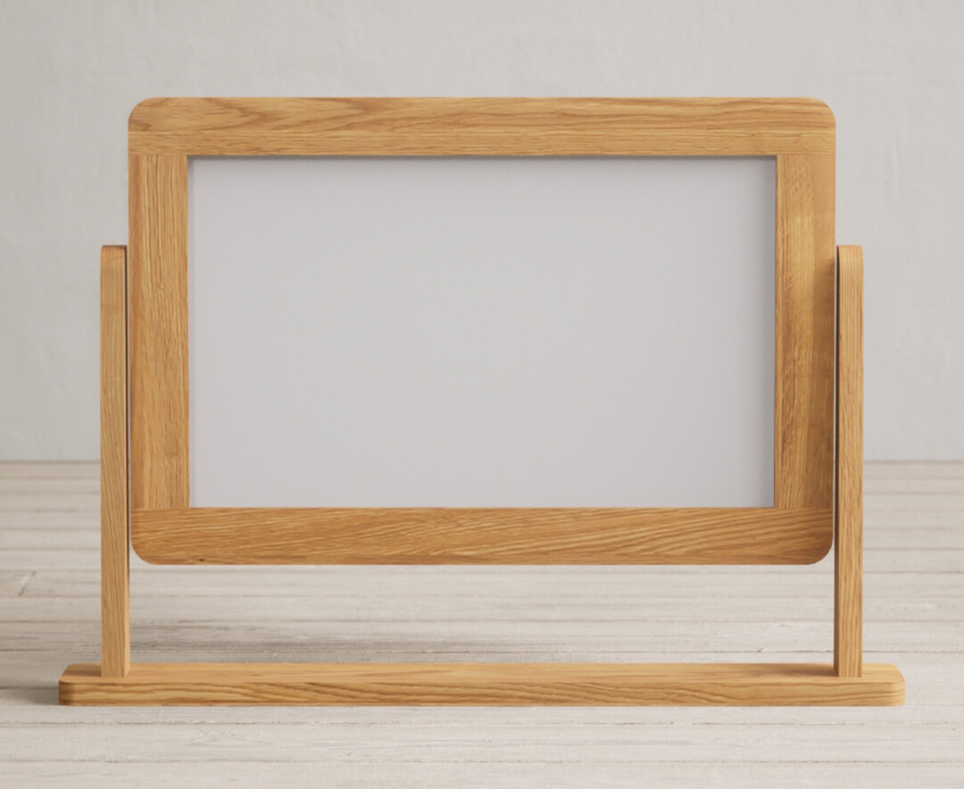 Oak Rattan Dressing Table Mirror