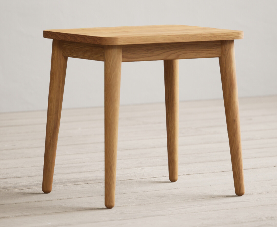 Photo 1 of Oak rattan dressing table stool