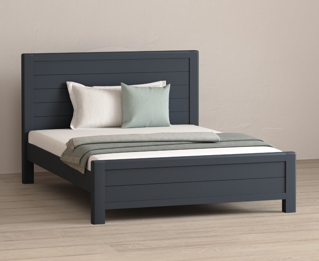 Pembridge Dark Blue Painted King Size Bed