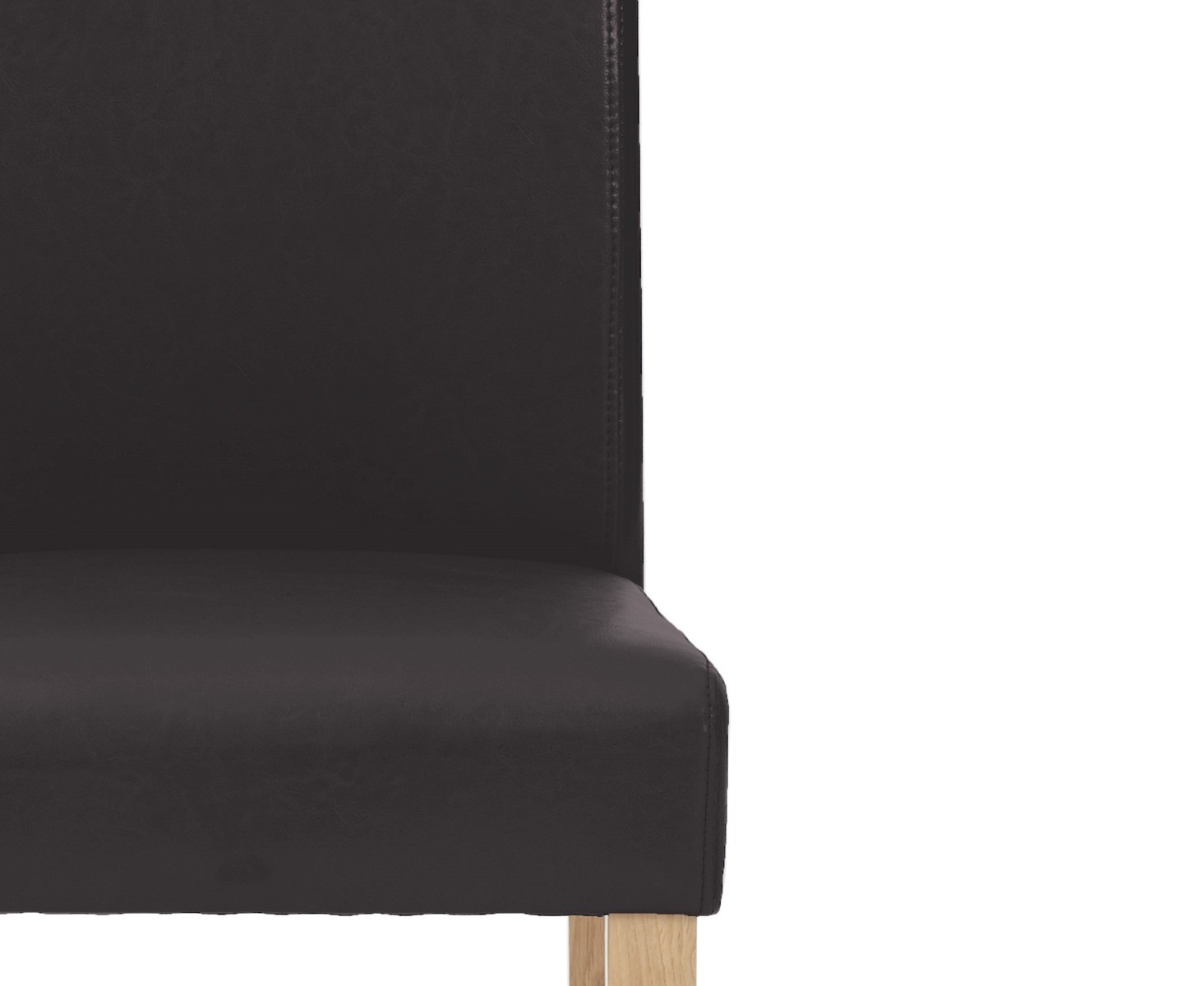 Photo 5 of Olivia black faux leather dining chairs