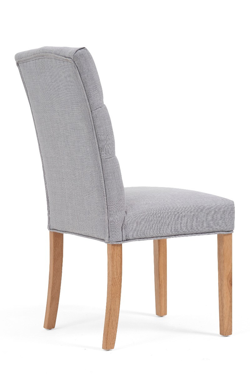 Photo 3 of Isabella grey fabric dining chairs