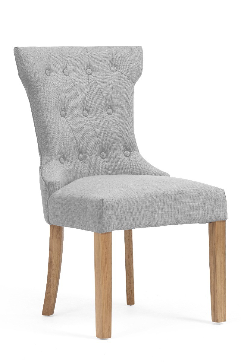 Photo 1 of Clara grey fabric dining chairs