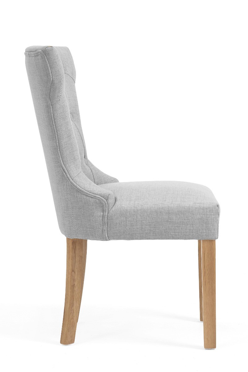 Photo 2 of Clara grey fabric dining chairs
