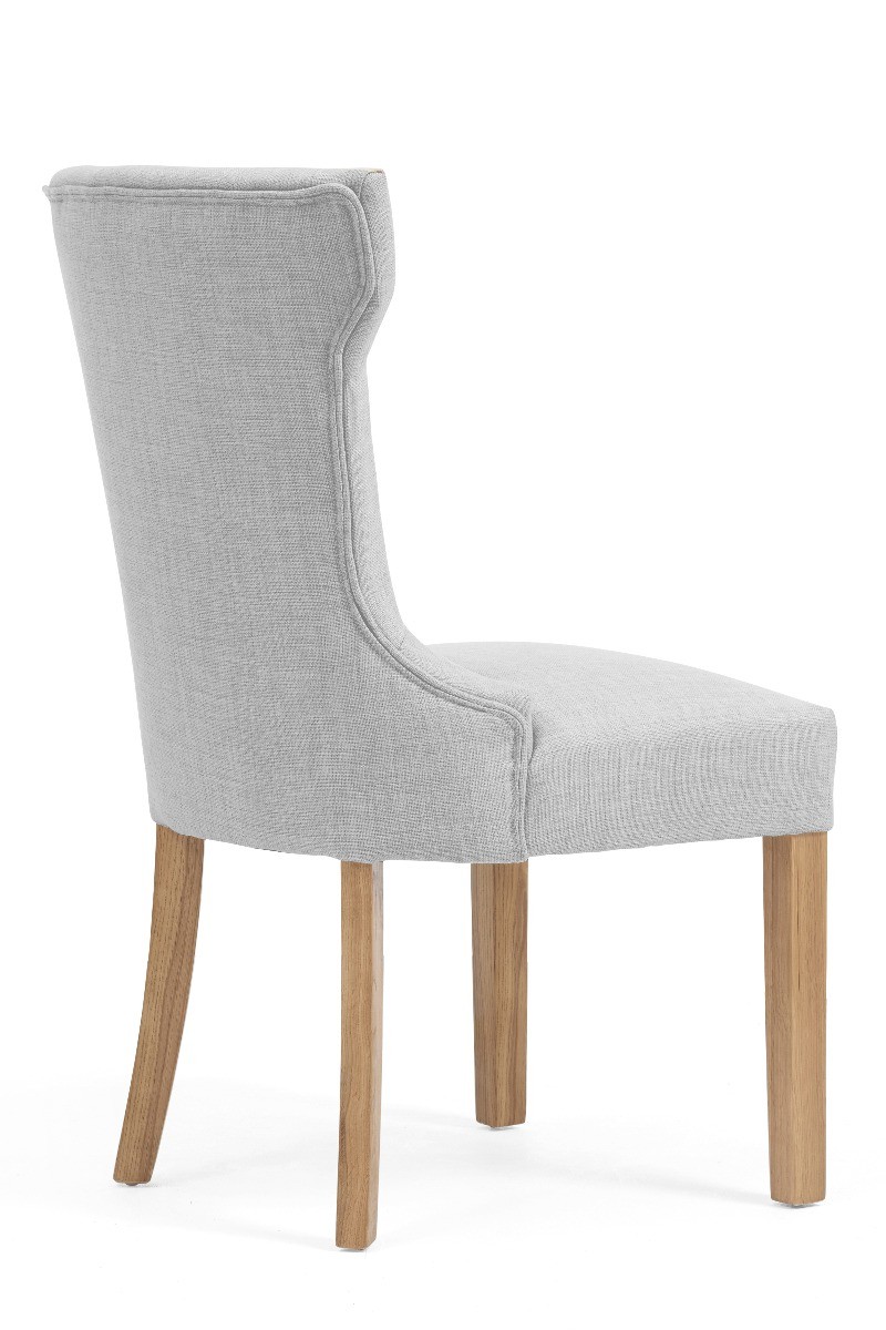 Photo 3 of Clara grey fabric dining chairs