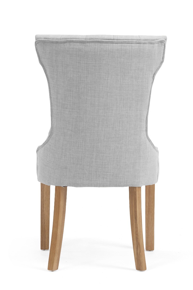 Photo 4 of Clara grey fabric dining chairs