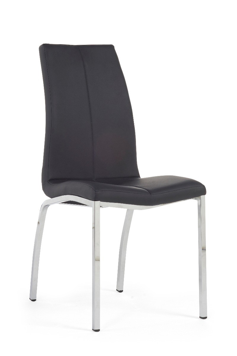 Photo 1 of Marco black faux leather dining chairs