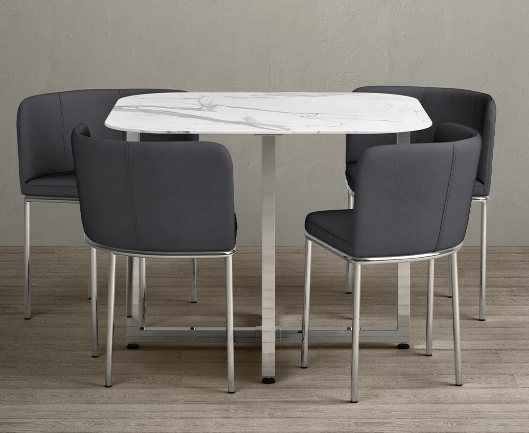 Grey stowaway dining set deals