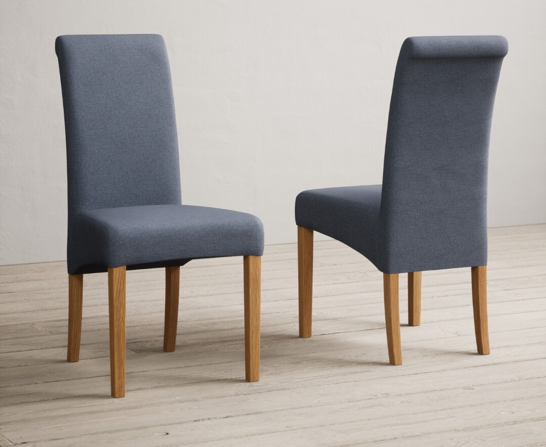 Product photograph of Extending Buxton 140cm Oak And Soft White Painted Dining Table With 8 Natural Scroll Back Chairs from Oak Furniture Superstore