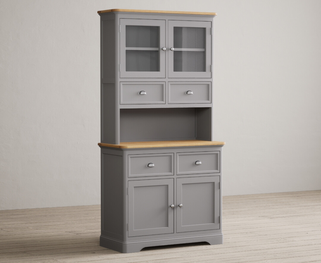 Photo 1 of Bridstow oak and light grey painted small dresser