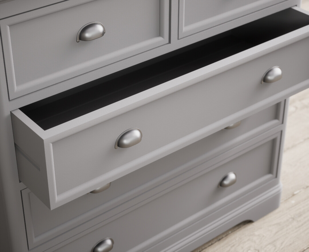 Photo 2 of Bridstow oak and light grey painted 2 over 3 chest of drawers