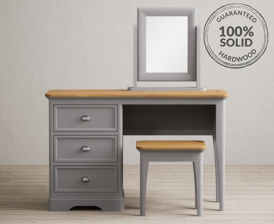 Grey and new arrivals wood dressing table