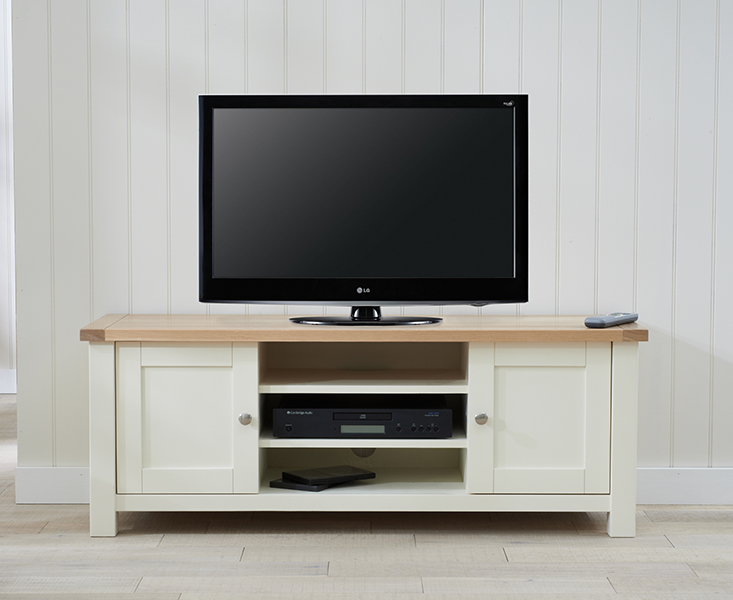 Somerset Oak And Cream Tv Unit