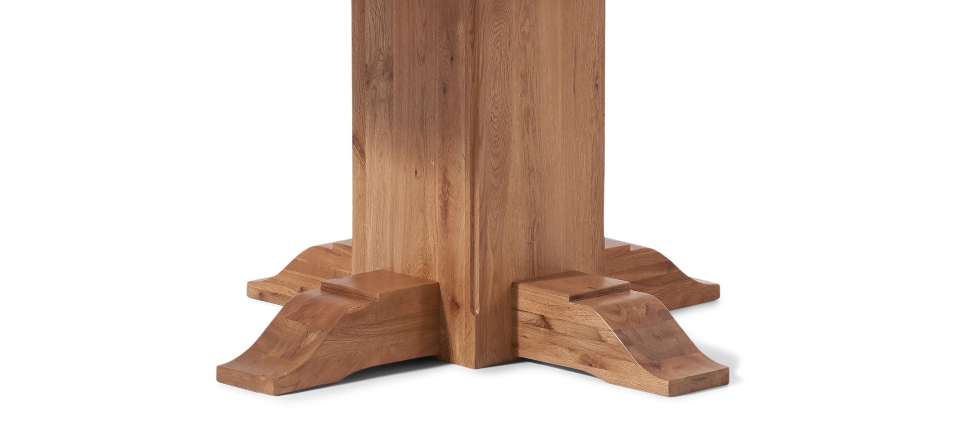 Photo 1 of Extending helmsley oak pedestal dining table